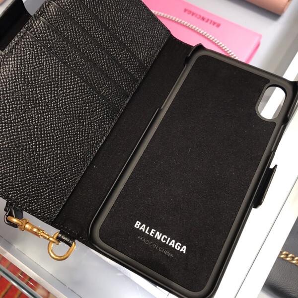 入手困難！【BALENCIAGA】バレンシアガ 手帳型 iPhone ケース コピー エレガント高級レザー iPhone11 X/XS用20100802